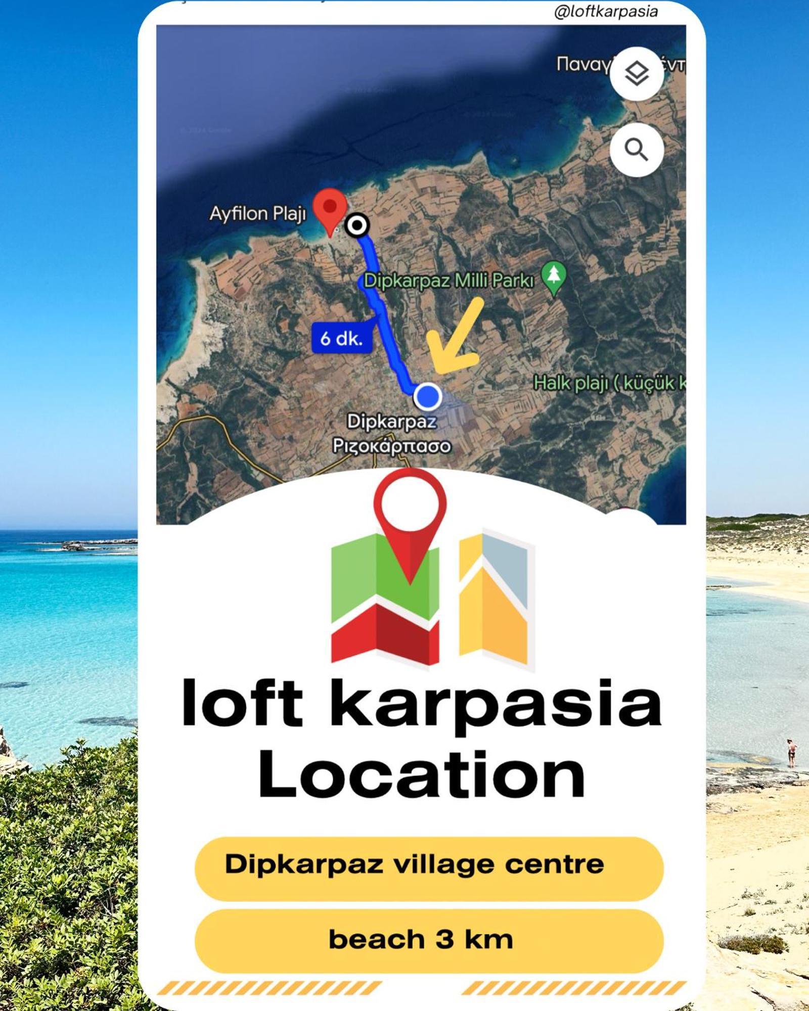 Loft Karpasia Rizokarpaso Eksteriør billede